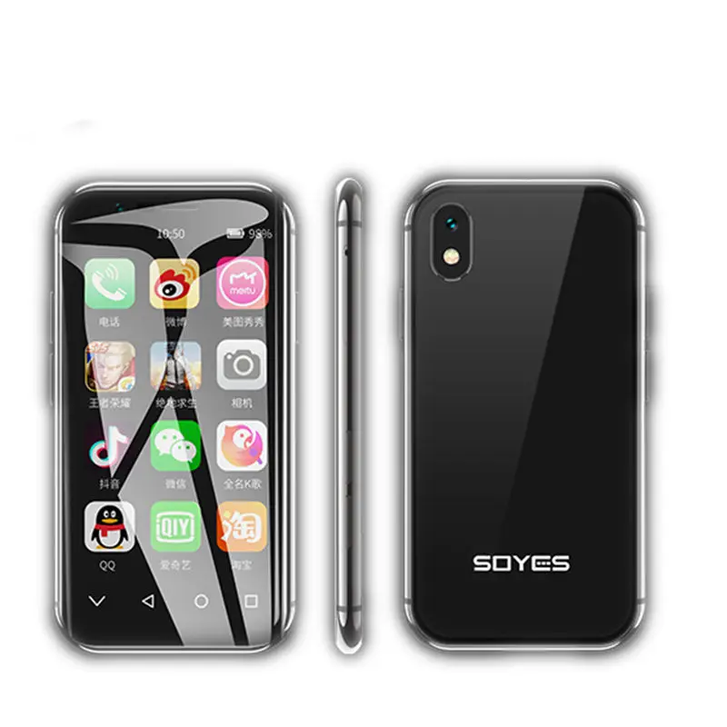 

Super mini smart phone soyes XS MTK6737 3GB 32GB Android 6.0 Telephone 2GB 16GB smallest 4G LTE cellphone pk 7s melrose s9 Plus