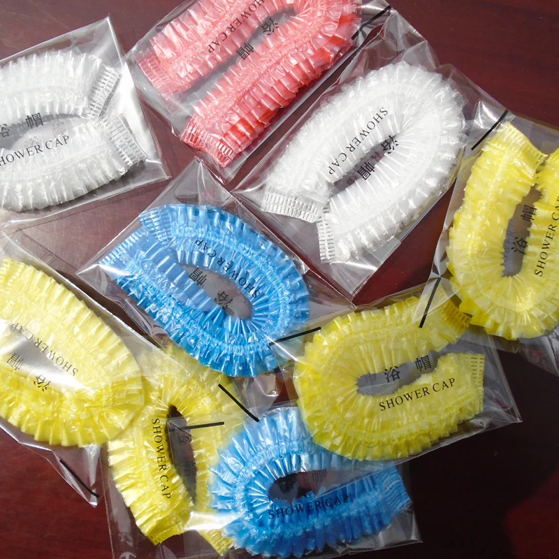 10 pcs/set Disposable Shower Cap Hair Treatment Cap Bathing Cap