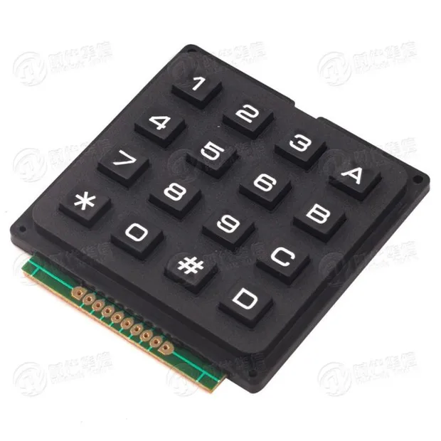MCU keyboard / button matrix 3 * 4 12 keys 16 industrial row scan | Электроника