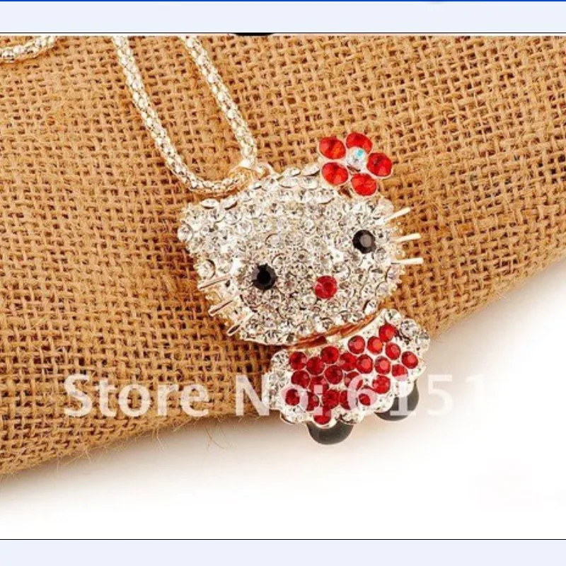 Оптовая продажа Бесплатная доставка оптовая ювелирных изделий hello kitty костюм