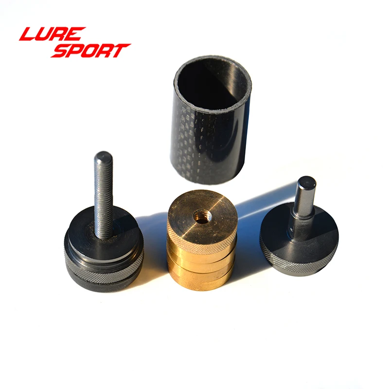 LureSport медная наконечник стержня тканая углеродная трубка резиновая алюминиевая