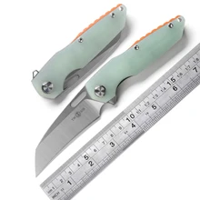 Два солнца G10 ручка TS48 D2 Flipper мяч brearing складной нож Отдых на природе Охота карманные ножи Открытый выживания EDC инструмент