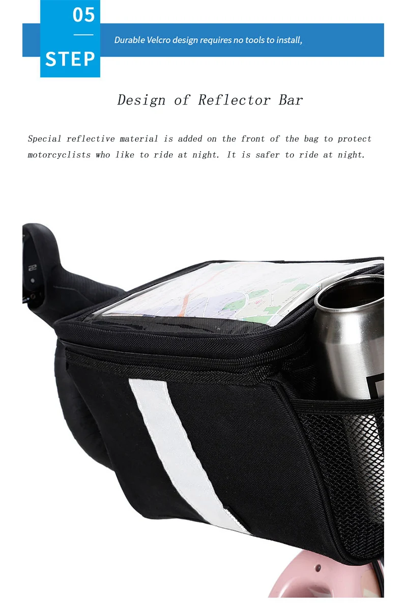 Top Aokali Bicycle Bag 2019 New Mountain Bike Multi-function Head Bag Heat Insulation Bicycle Head Frame Accessories 6