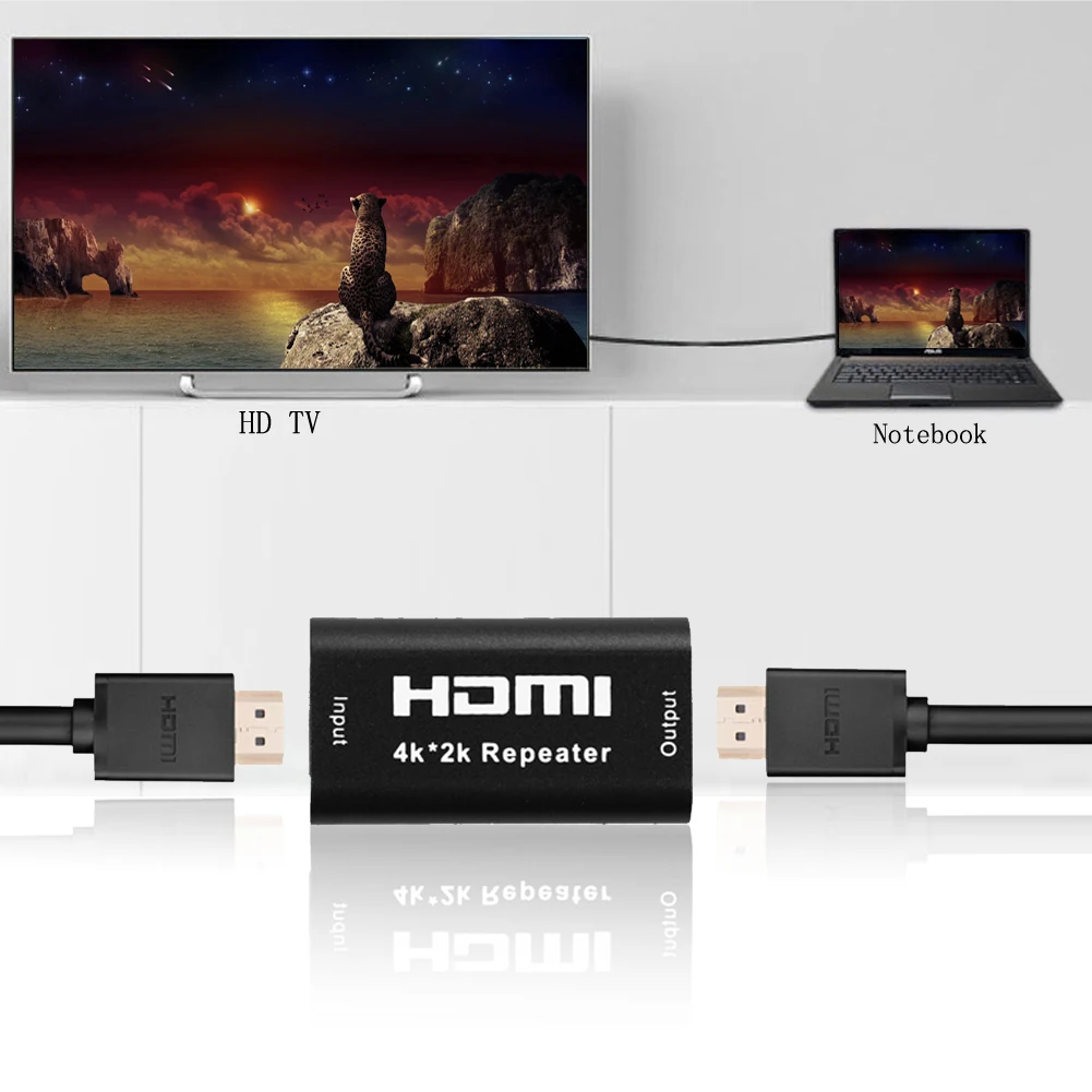 1080 P 3D HDMI 4 к* 2 к повторитель удлинитель Booster адаптер по сигналу HDTV до Booster адаптер до 40 м