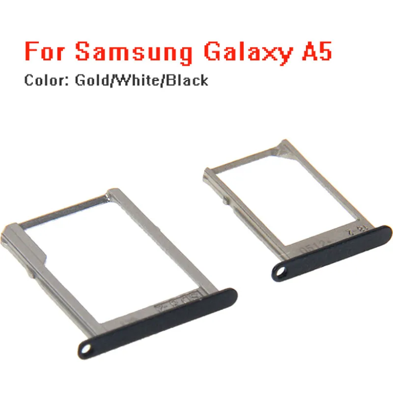 Gold/Black/White Sim Card Tray MicroSD Slot Holder For Samsung Galaxy A5 FC_SamsungA5_TrayHolder | Мобильные телефоны и
