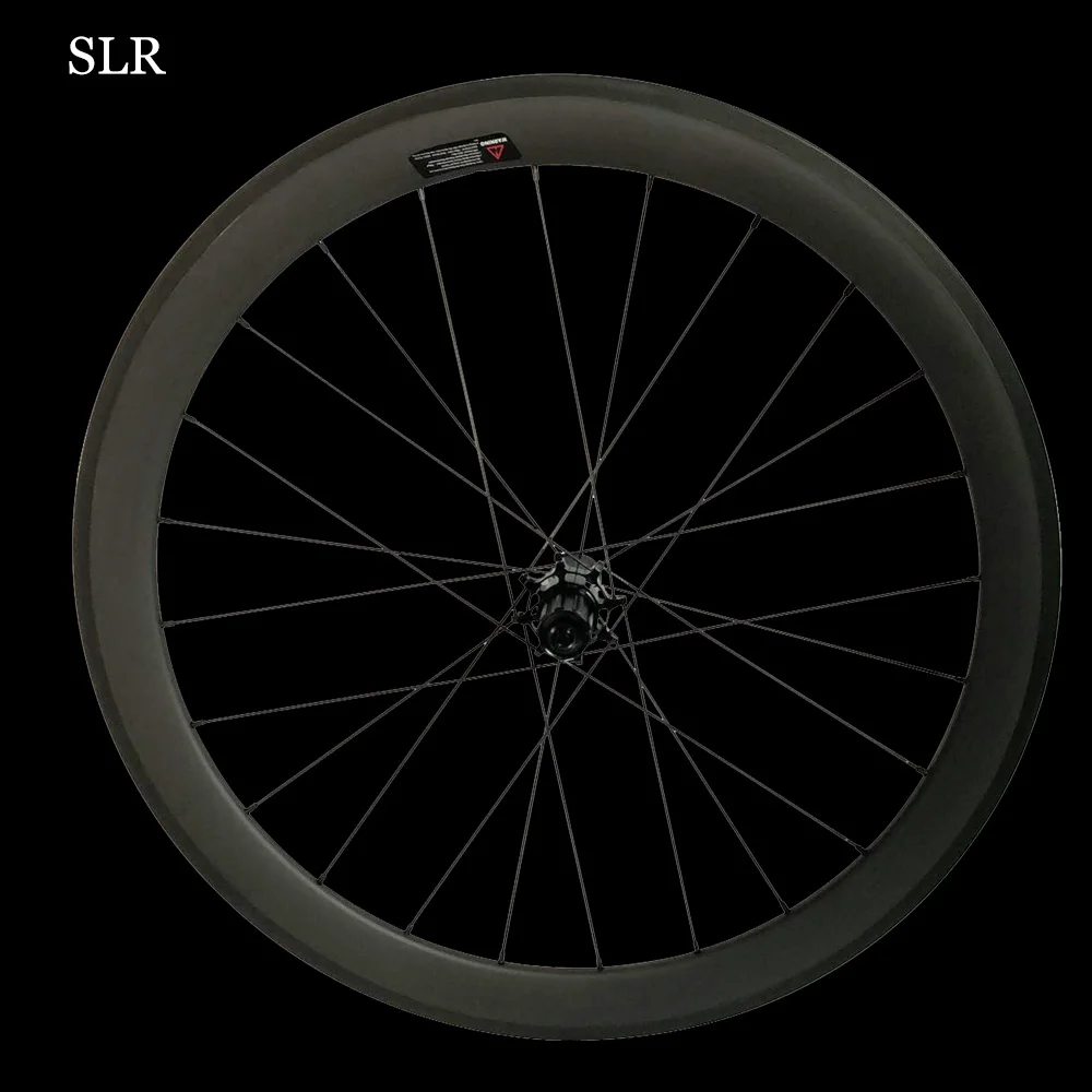 Sale CSC SLR Carbon Road Bike Wheelset Straight Pull Low Resistance Ceramic Hub 25mm U Shape Tubular Clincher Tubeless 700c Wheels 1