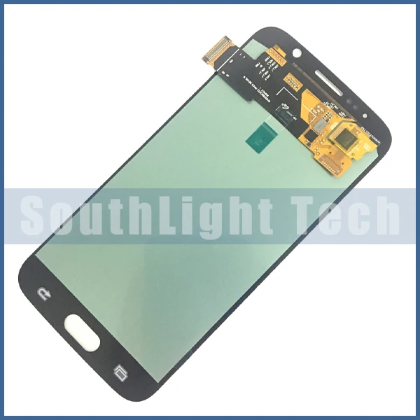 Класс AAA+++ Супер Amoled для Samsung Galaxy S6 G920 G920F G920A G920T ЖК-дисплей с сенсорным экраном дигитайзер