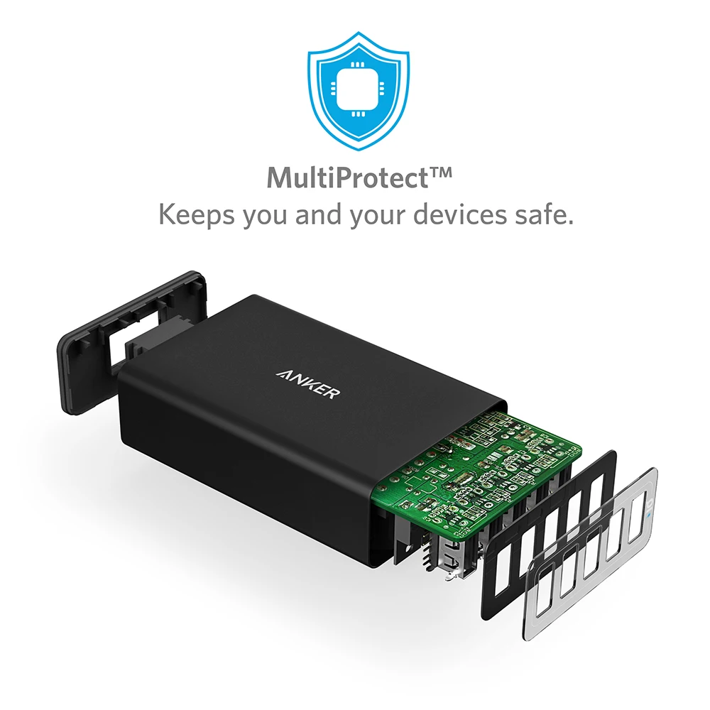 Anker 40W 5-Port USB Wall Charger PowerPort 5 for