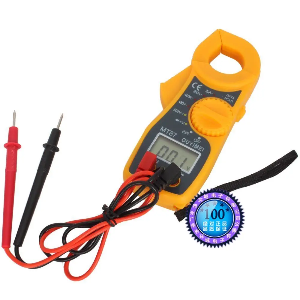Buy MT87 New Multimeter Electronic Tester AC/DC Digital Clamp Meter Continuity