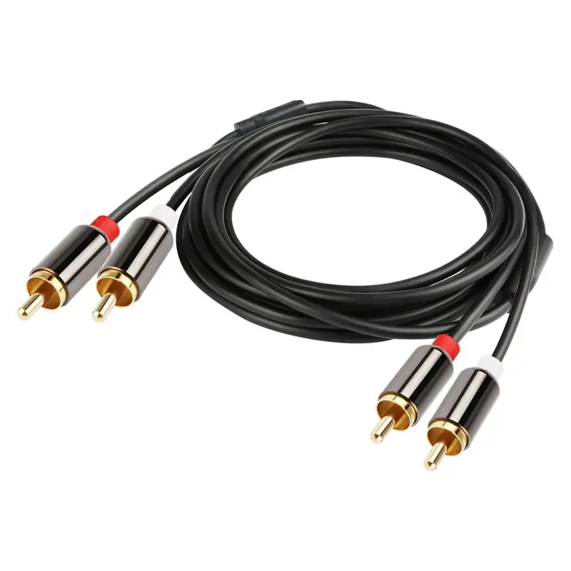

Amkle RCA to RCA Male to mMale Audio Cable Gold-Plated RCA Audio Cable AUX Splitter for Amplifier Amplifier DVD TV 0.5m 2m 3m 1m