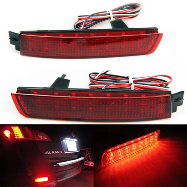 Buy Red Lens 24 SMD LED Rear Bumper Reflector Lamp Add