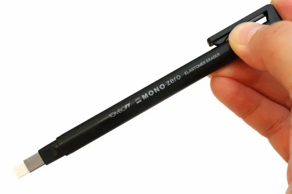 TOMBOW MONO Zero Ultrafine Pencil Rubber Perfect Revise детали/изюминка для манги дизайн круглый/квадратный носок ластик