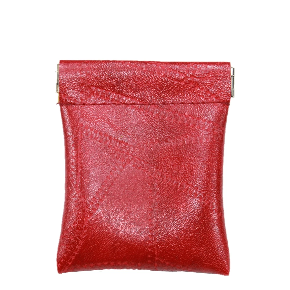 Lralra из искусственной овчины кошелек для мелочи из искусственной кожи женский мужской маленький короткий кошелек сумка карман для денег сменный ключ держатель для карт подарок для детской вечеринки - Цвет: Красный