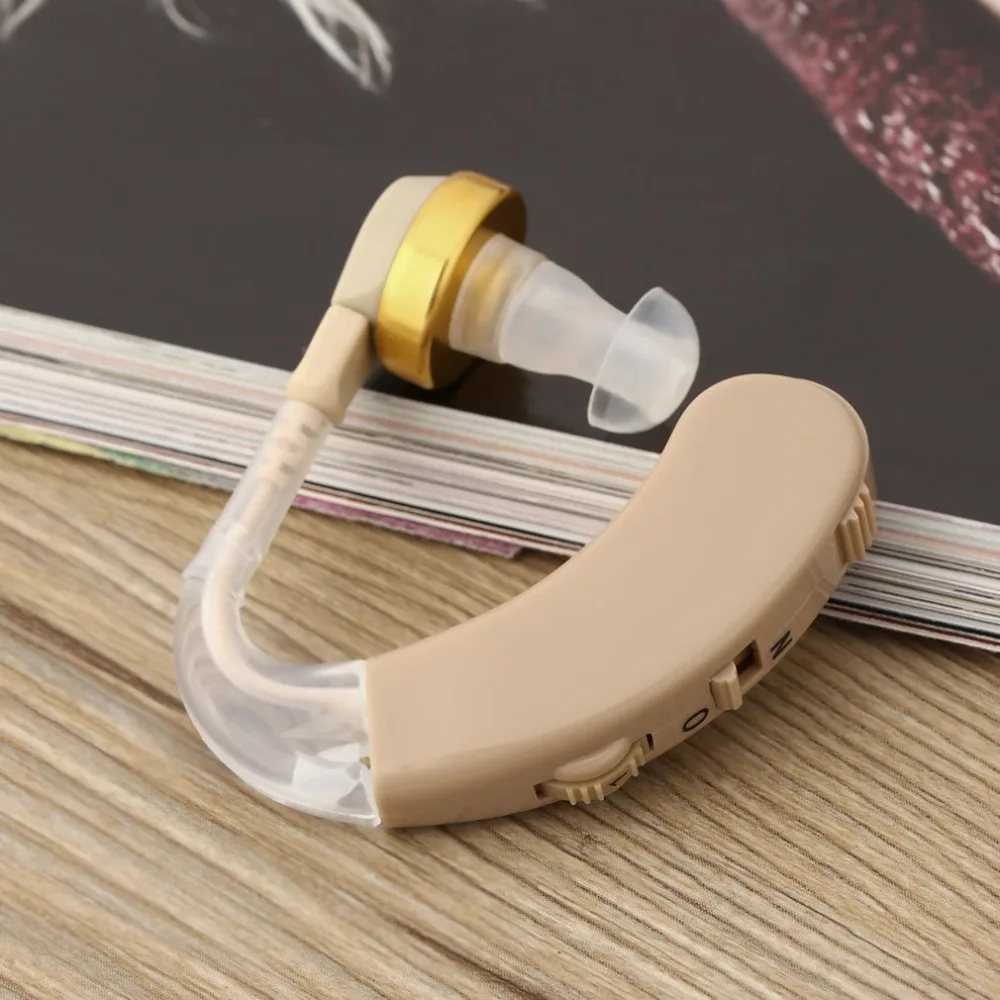 Hearing Aid Sound Voice Amplifier Ear Hearing Aids Kit Adjustable Behind Ear Sound Enhancer Ear Care For the elderly deaf hear