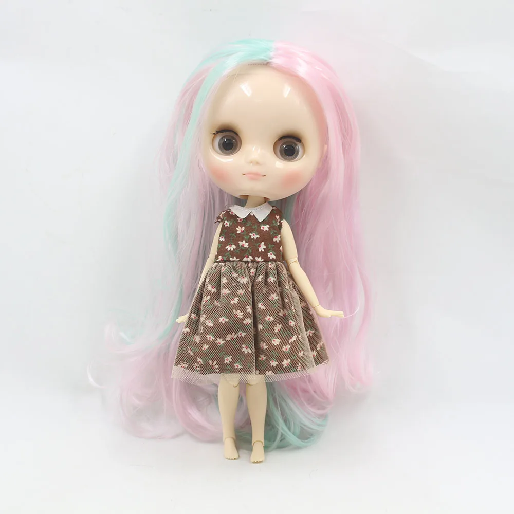 Парик для куклы middie blyth кукла из 20 см средней длины сделай сам № 04|doll scalp|blythe doll