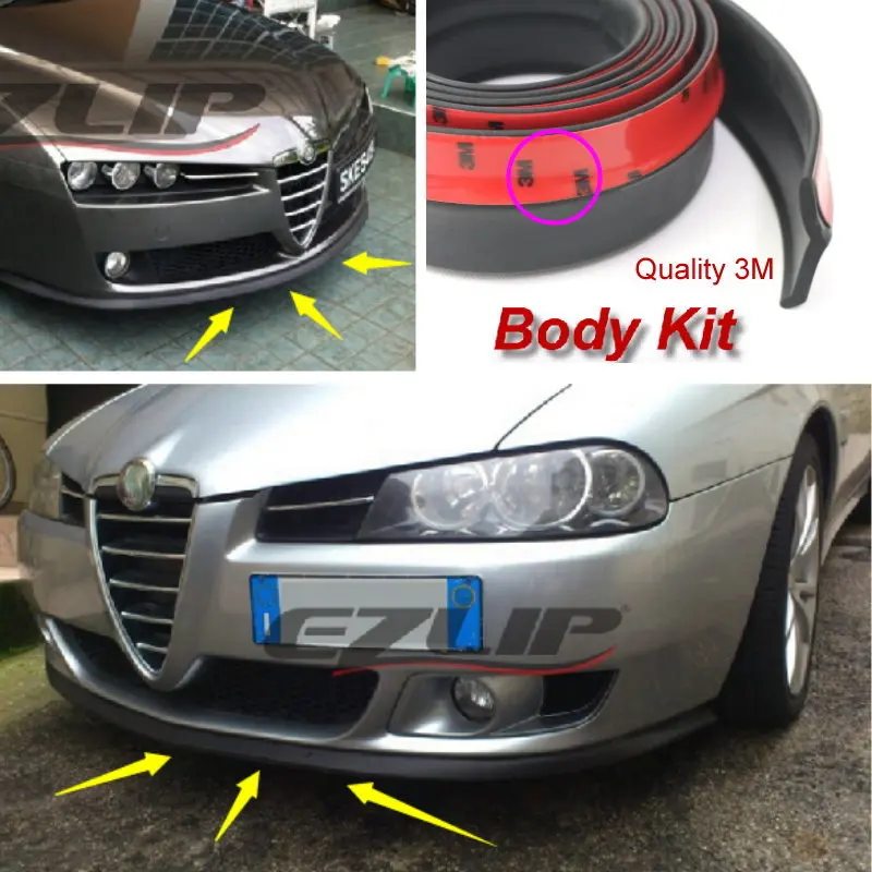 For Alfa Romeo GTV / Spider AR / Bumper Lip / Spoiler For Car Tuning / Body Kit Strip / Chassis