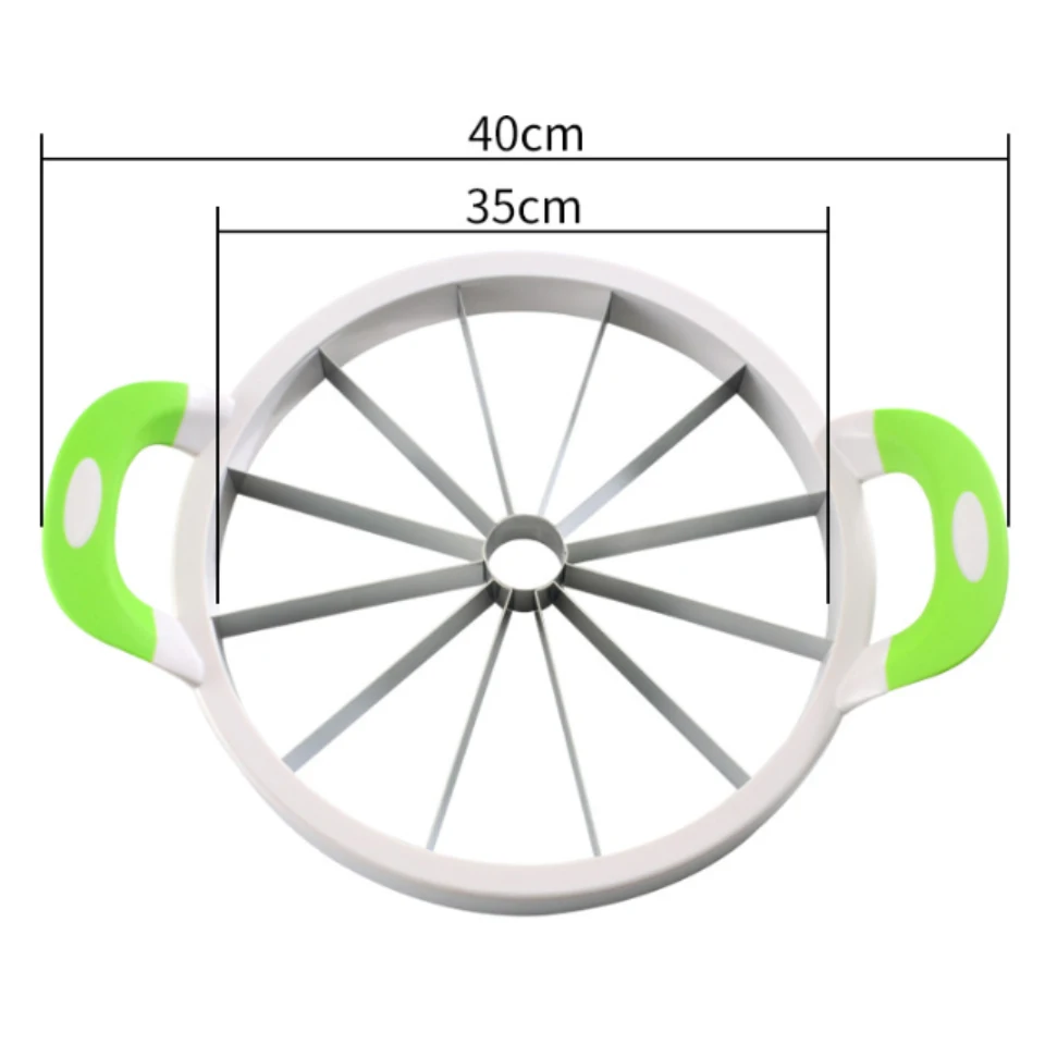Нержавеющая сталь нож для нарезки дыни щипцы арбуз резак в форме ветряной мельницы пластиковые слайсер фруктовая вода дынный нож Инструменты - Цвет: large slicer YS225