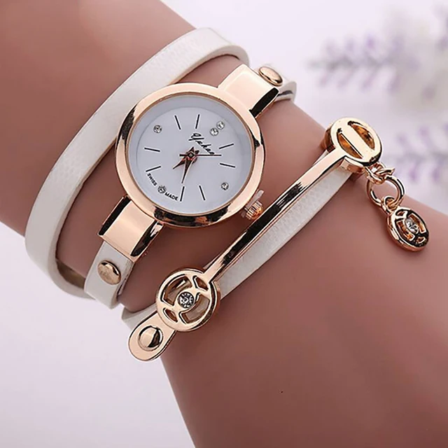 Summer Style Lady Wristwatches New Fashion Watch Leather Casual
