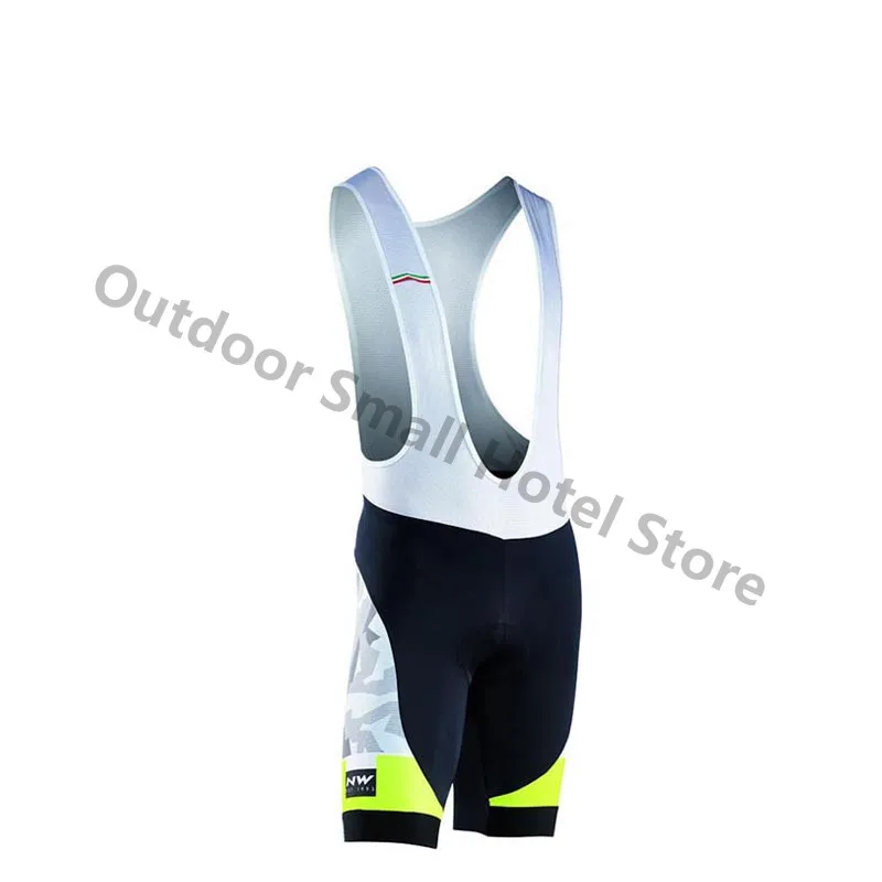 Ropa Ciclismo NW, летний мужской спортивный костюм для велоспорта, Триатлон, Culotte, дышащий, быстросохнущий, велосипедная рубашка, нагрудник, шорты - Цвет: 4