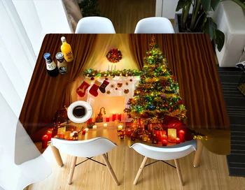 

wedding decoration Ttablecloths rectangular Round table cloth Waterproof christmas tree Table Cover Customized size Pillowcase
