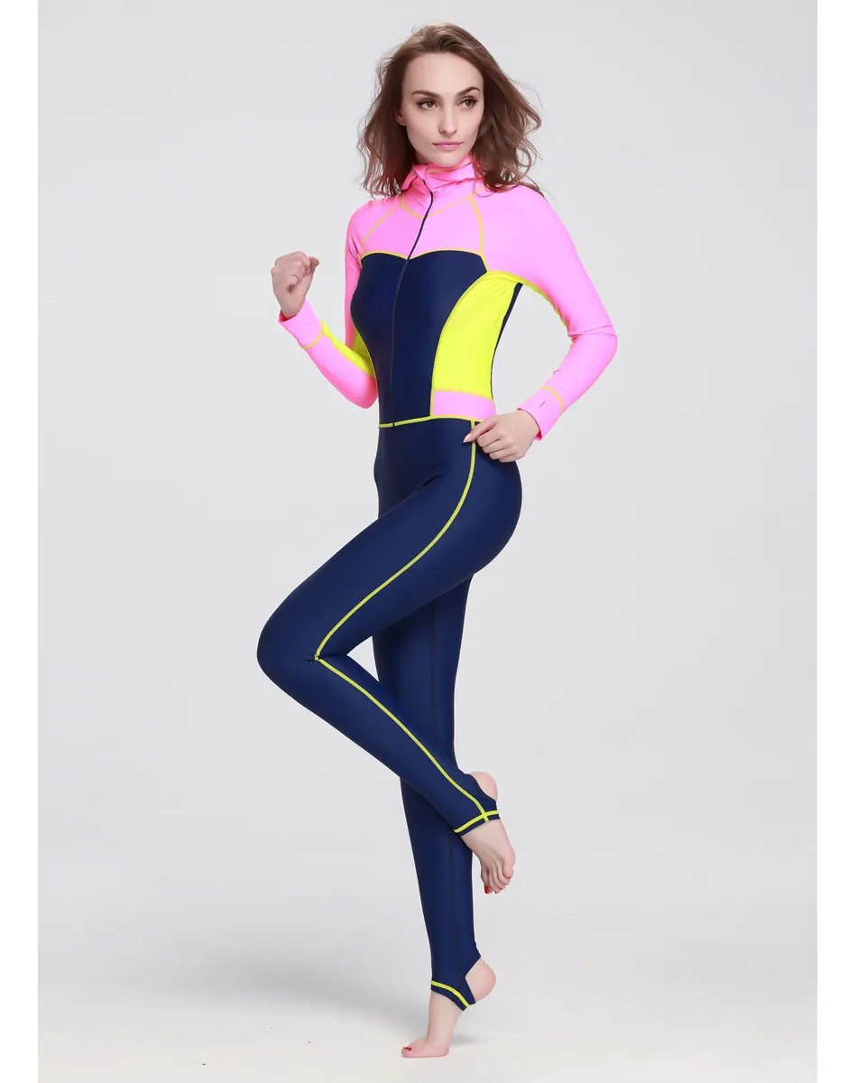 Women's Wetsuit Lycra Full Body Diving Suit & Sports Skins for Scuba