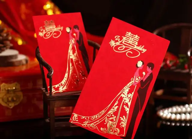 freeshipping 12pcs 2018 romantic wedding red envelope creative red