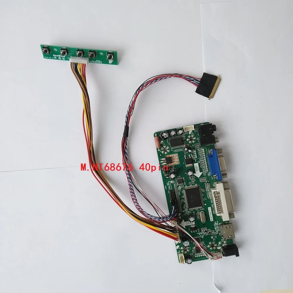 

Kit For N140BGE-L43 VGA HDMI DVI Audio Controller board 1366X768 DIY 2019 Driver 14" LVDS 40pin Panel Screen LCD LED