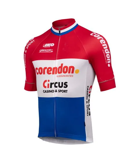 CORENDON цирк команда 2 цвета только короткий рукав ROPA CICLISMO Велоспорт Джерси летняя одежда для велоспорта с POWER BAND Размер XS-4XL