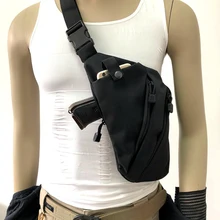 Тактическая Сумка для хранения оружия, правая/левая сумка, скрытая сумка, пистолет кобура для пистолета, мужская сумка, наружная Противоугонная упаковка