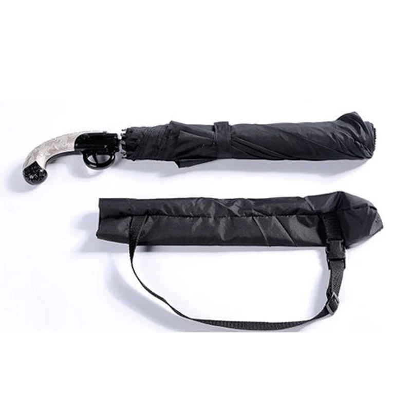 EasyZreal модные высококачественные пистолетные стильные зонты, черный зонт с длинной ручкой, мужской автоматический зонтик, Мужская корпорация paraguas