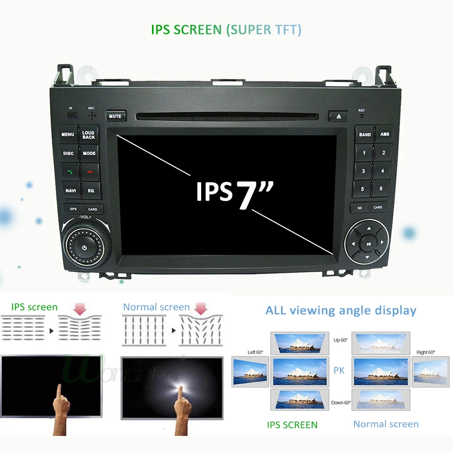 Discount DSP Android 9.0 64G IPS 2 din DVD For Benz Sprinter B200 W209 W169 W169 W245 B170 Vito W639 Viano Crafter LT3G A180 A160 W906 3