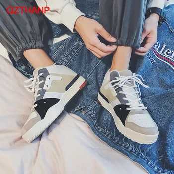 

2018 Spring Men Casual Shoes High-top Sneakers Men Breathable Male Adult Flats Lightweight Loafers Walk Krasovki Zapatos Hombre