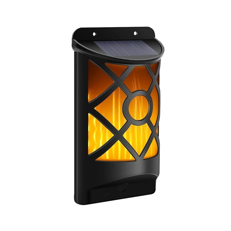 1pcs Diamond Light 2 шт. Солнечный свет лампы пламени темно-Сенсор Мерцание Лампы 66LED Водонепроницаемый Amber патио Солнечный крыльцо лампы Управление настенный светильник - Испускаемый цвет: 1pcs Diamond Light
