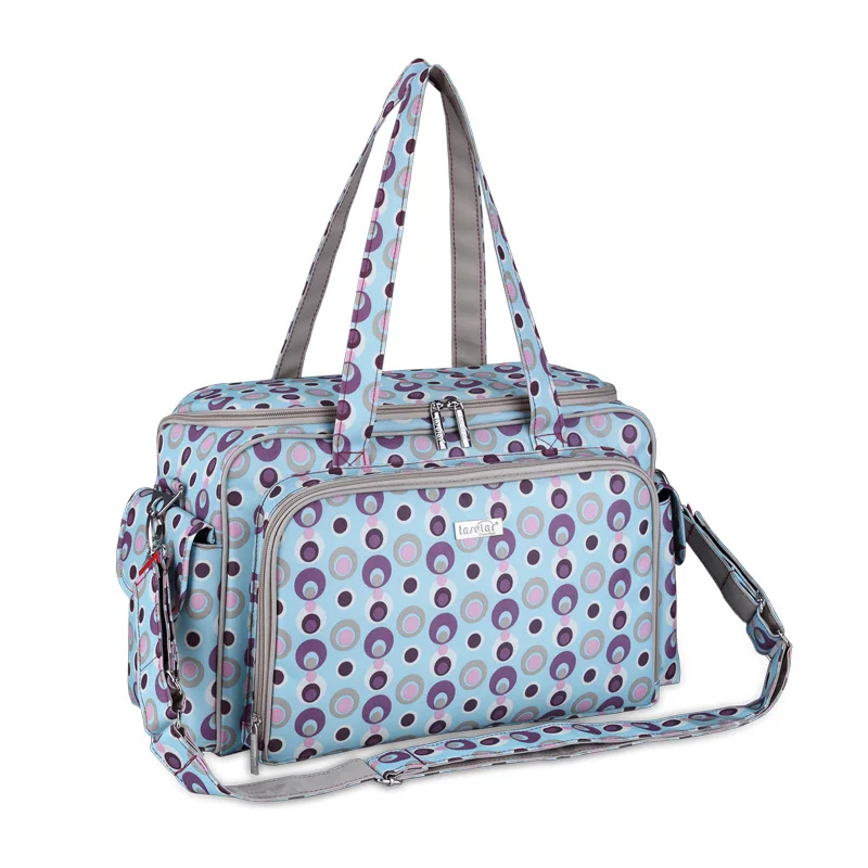 INSULAR модная детская сумка для коляски, органайзер, сумка для подгузников, сумки для беременных, сумки для подгузников, большая сумка для пеленания, сумка для мам - Цвет: BLUE