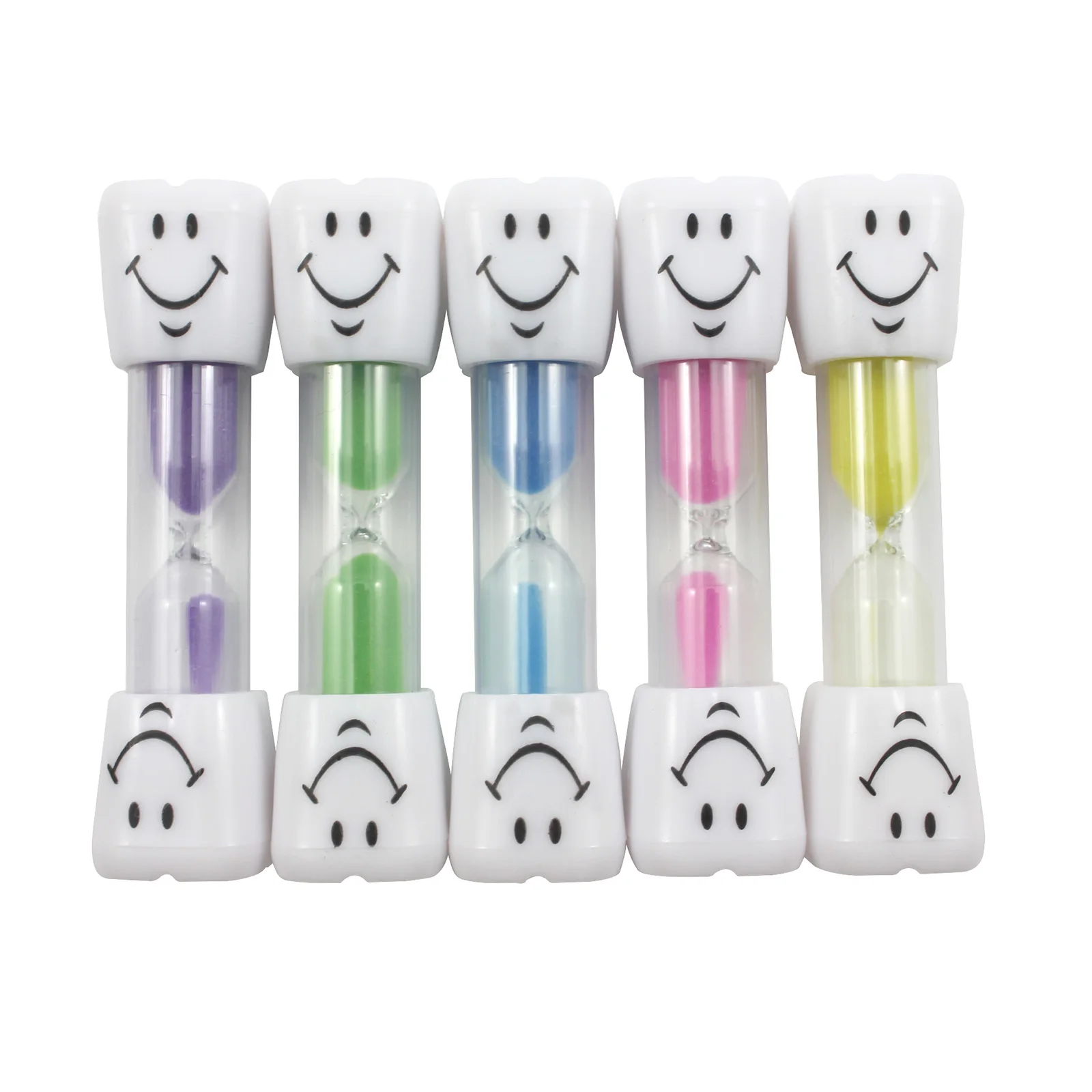 

KIds Sand Clock Hourglass 3-Minutes Brush Teeth Kitchen Bathing Sand Timer Toy