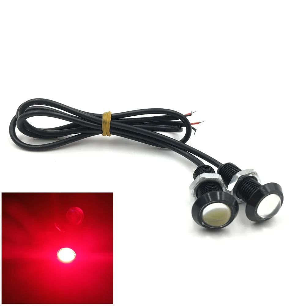 Eagle Eye DRL LED Daytime Running Lights Auto Ultra Thin Light For Car 18MM 12v Led Waterproof Source Red | Автомобили и
