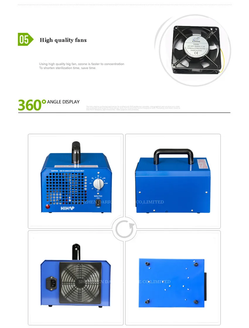 1 шт. he-141d формальдегида 7 г генератор озона Бытовая Коммерческая Озоновый Очиститель очистки воздуха и стерилизации машины