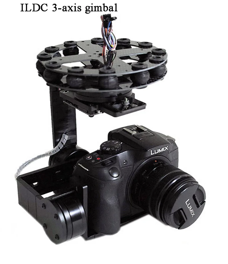 Универсальный 3 оси 5D 3D 2 карданный PTZ DSLR ILDC камера Pan Tilt бесщеточный для FPV аэрофотосъемки воздушная съемка