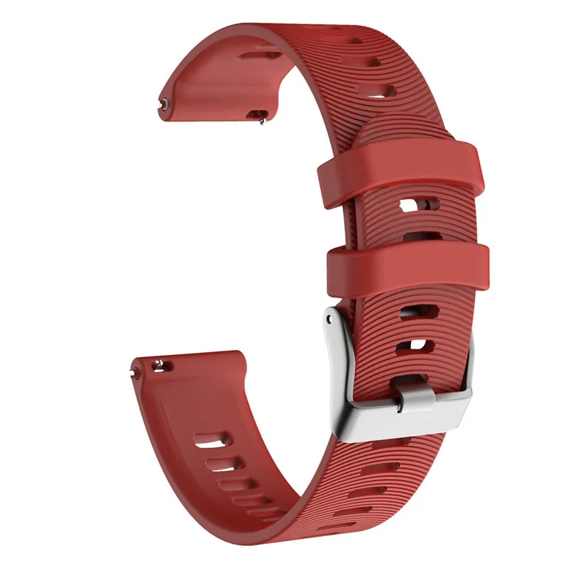 HIPERDEAL умные Аксессуары спортивный мягкий силиконовый ремешок на запястье сменный ремешок для часов Garmin Forerunner 245/245M Jun10 - Color: Red