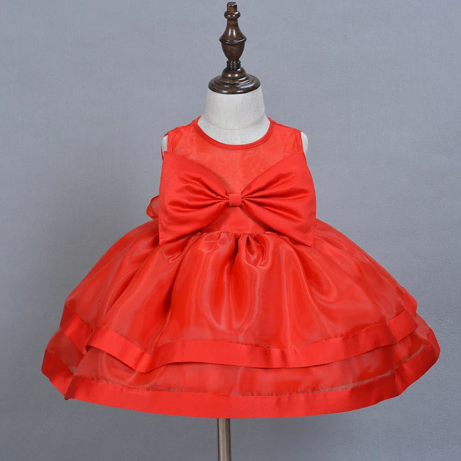 2017 baptism dresses baby girl 1 year birthday wear kids frock christmas dress designs