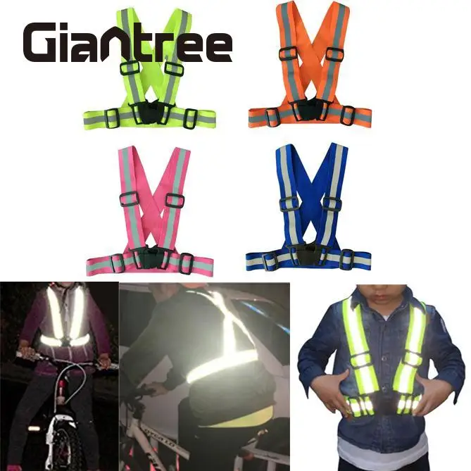 Детский светоотражающий жилет giantree светоотражающая лента для бега езды на