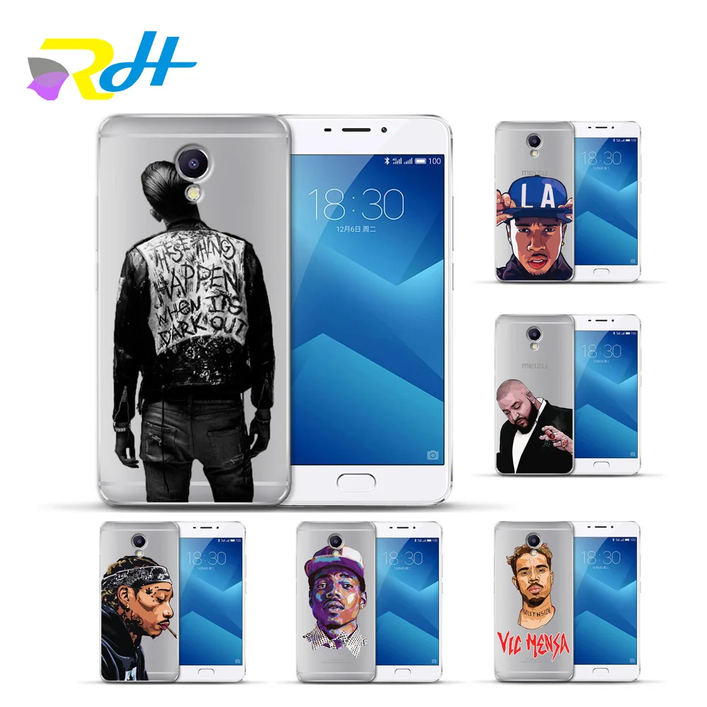 

Cover Case For Meizu U10 U20 M5 Note M5C M3C Pro 6 M3S Max M5S M6 Note M3 Note Cases for Hip hop character Cover
