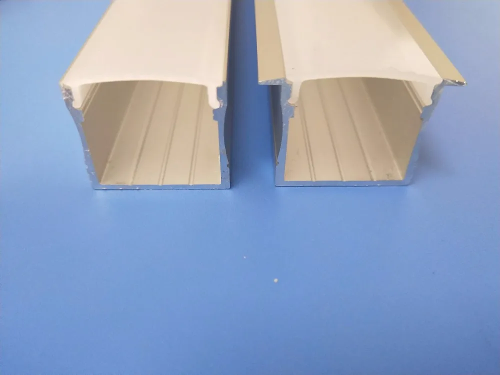 2M per pcs Newest product led aluminum profile for double strip light can not see led idot 10pcs a lot free shipping