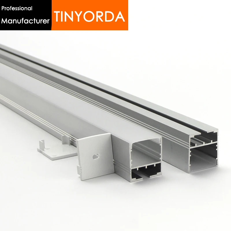 Tinyorda 10 шт. (длина 1 м) Led профиль Alu канала для 19 мм Светодиодная лента