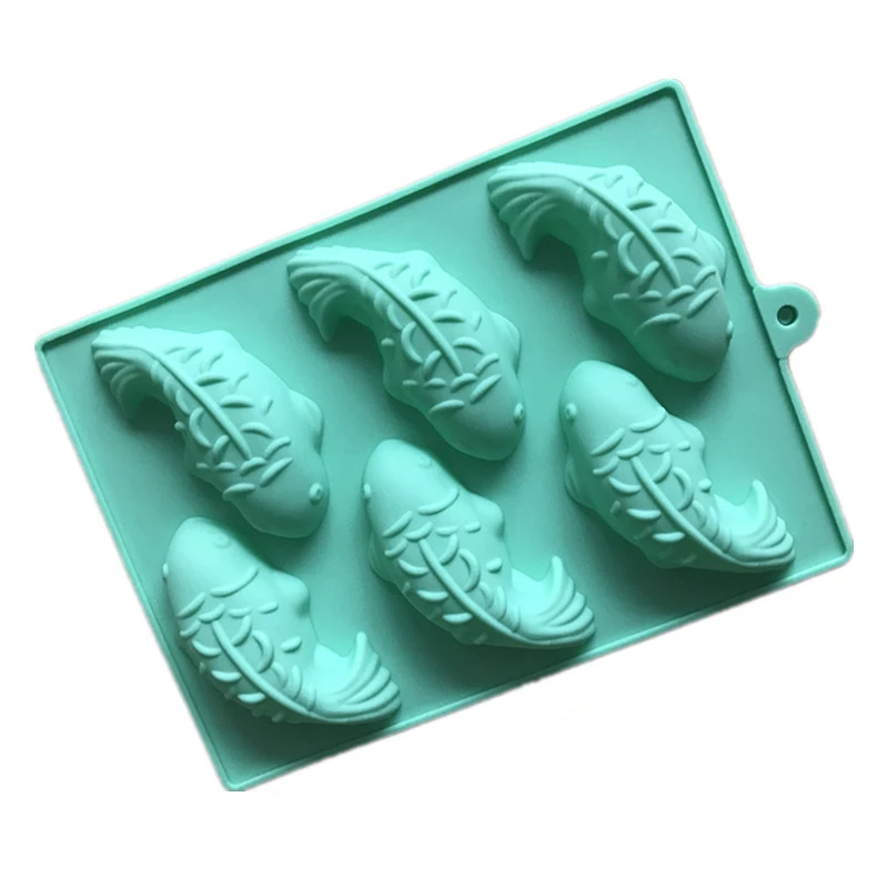 

Carp Fish Silicone Chocolate Mold Cake Decoration Cupcake Mould Baking Tray Bakeware Cookie Fondant Non-stick Ice Cube