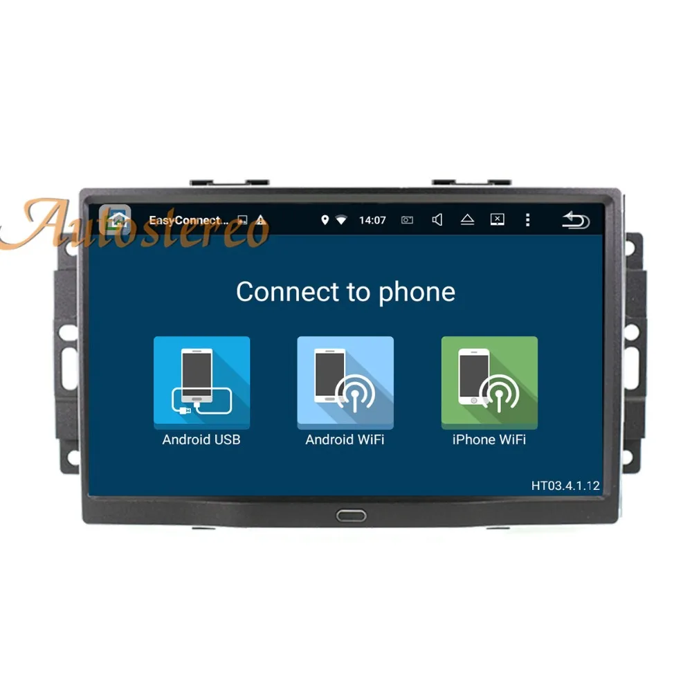 Cheap Octa core Android 8 Car GPS navigation For Chrysler 300C Jeep Dodge 2004-2008 No DVD player multimedia tape recorder head unit 5
