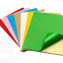 210 мм* 297 мм A4 Размер Матовая Глянцевая цветная бумага струйный лазерный принтер самоклеющиеся наклейки виниловая пленка