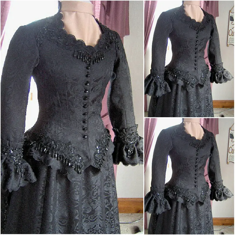 В продаже R-189 викторианская готика/Civil War Southern Belle бальное платье платья на Хэллоуин