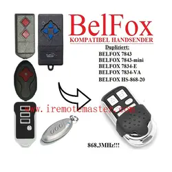 Для BELFOX 7843 дистанционного управления, BELFOX 7843-mini, 7834-E, 7834-VA, HS-868-20 двери гаража дистанционного управления Бесплатная доставка