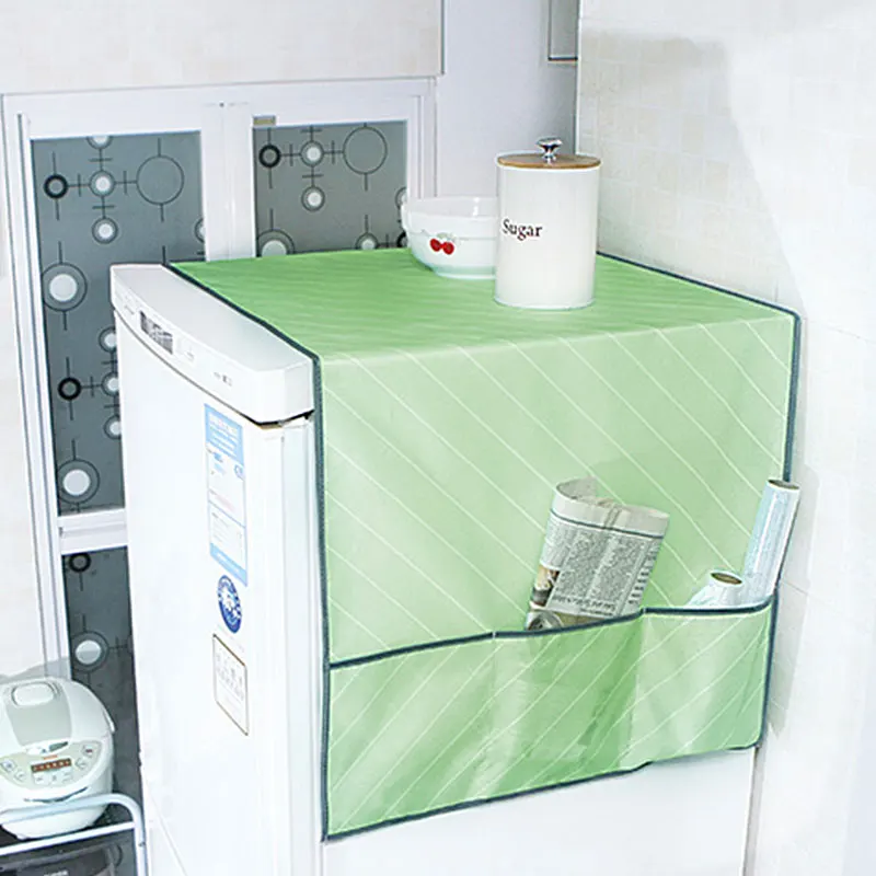 Refrigerator Dust Cover for Household Waterproof With Storage Bag For